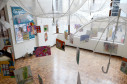 Mostra "Arquitetura e Memória" realizada em comemoração aos 60 anos do Centro Juvenil de Artes Plásticas.