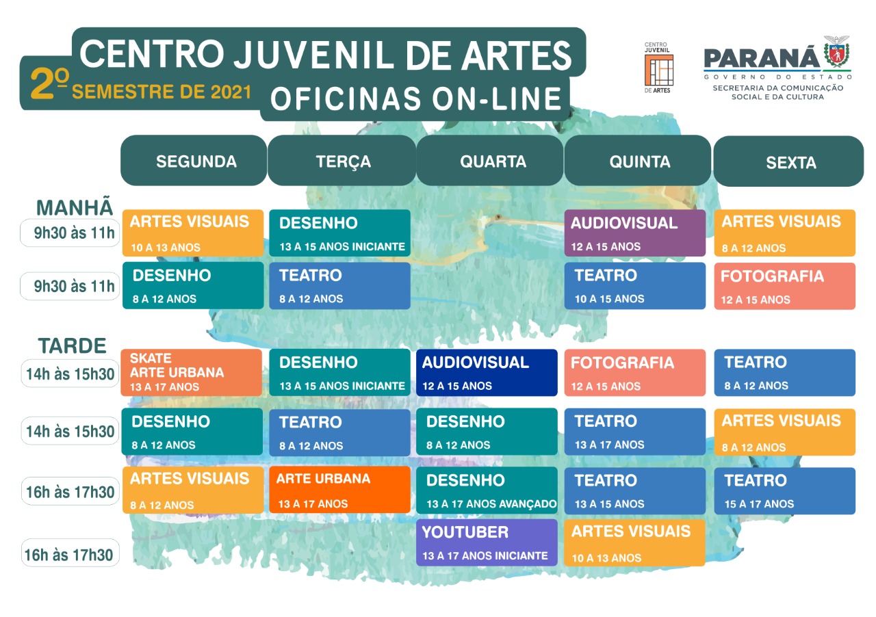 Calendário de cursos