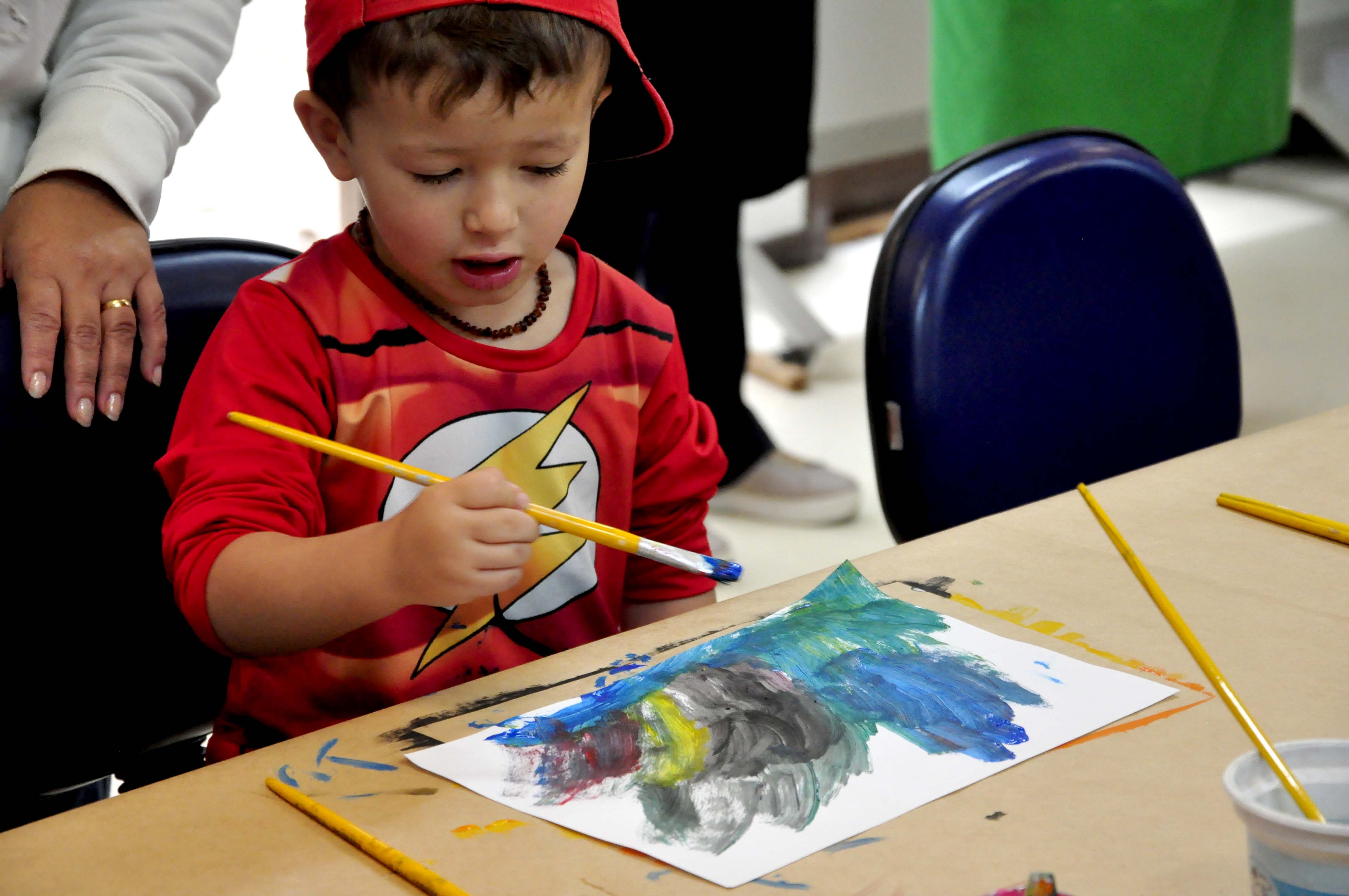 CJAP Divertido abre inscrições para oficinas de Arte gratuitas para crianças. Foto: Anderson Tozato/SEEC