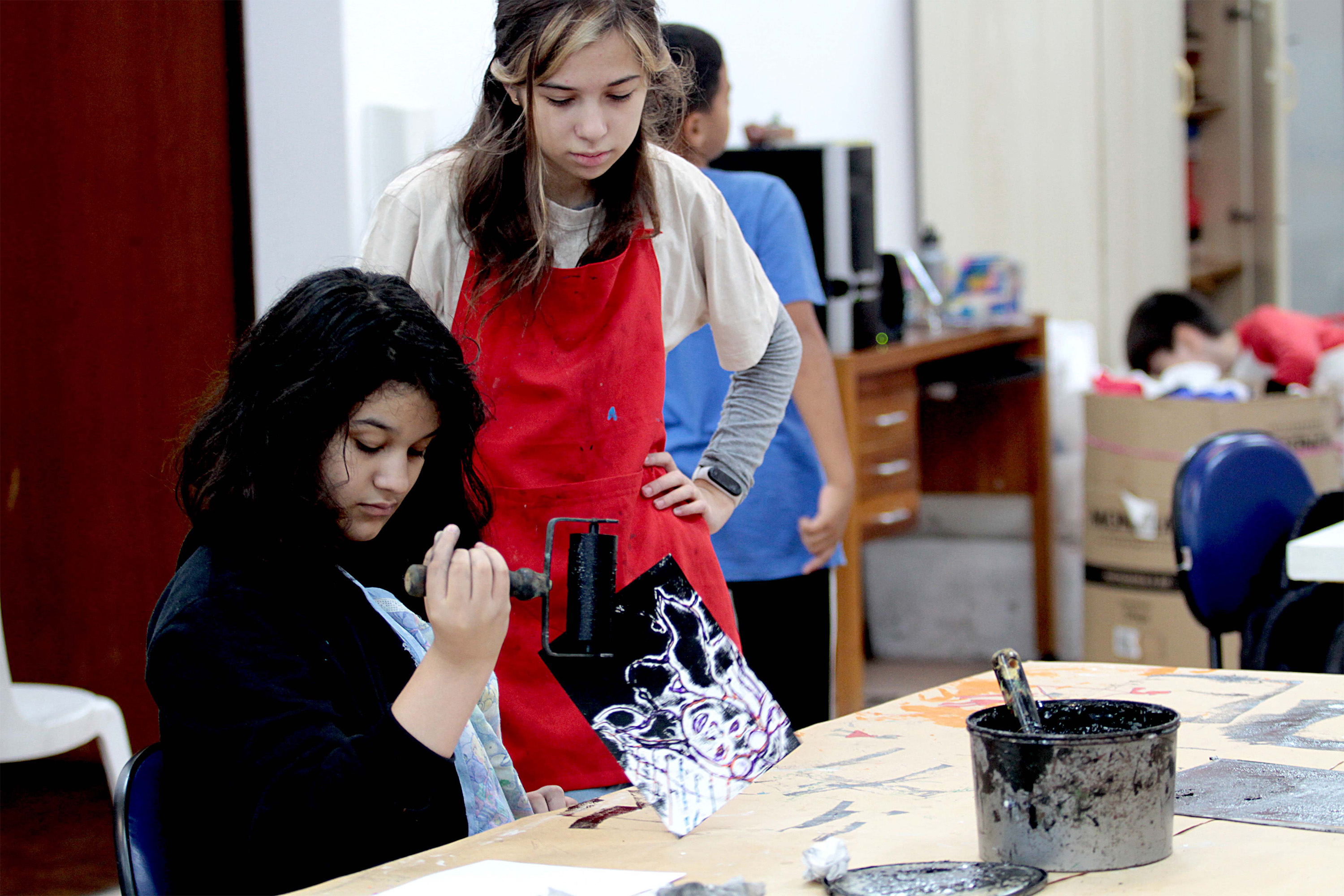 Centro Juvenil de Artes Plásticas prorroga inscrições para oficinas gratuitas até sexta-feira. Foto: Anderson Tozato/SEEC