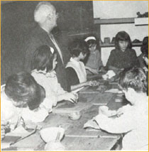 Guido Viaro na Escolinha de Arte