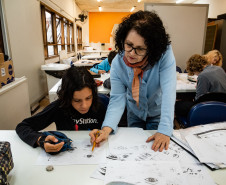 Centro Juvenil de Artes abre inscrições para oficinas do 1º semestre de 2025. Foto: Kraw Penas/SEEC-PR