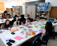 Centro Juvenil de Artes Plásticas divulga período de inscrições para oficinas do 2º semestre. Foto: Anderson Tozato/SEEC