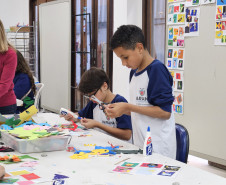 Centro Juvenil de Artes Plásticas oferece vivência artística à escolas. Foto: Helena Godoy/SEEC