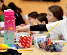 CJAP Divertido abre inscrições para oficinas de Arte gratuitas para crianças. Foto: Anderson Tozato/SEEC