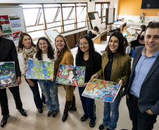 Alunos do Centro Juvenil de Artes Plásticas são classificados em concurso da Polônia. Fotos: Kraw Penas/SEEC