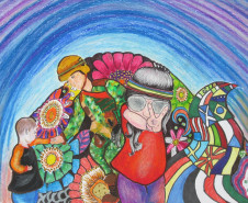 Exposição com obras dos alunos do Centro Juvenil de Artes Plásticas (CJAP), turma de Desenho de 2014. 