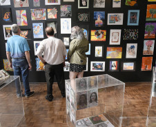 Exposição de encerramento de cursos do Centro Juvenil de Artes Plásticas (CJAP) em dezembro de 2018.