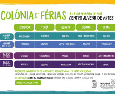 Inscrições abertas para a Colônia de Férias do Centro Juvenil de Artes