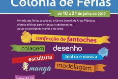 CJAP promove Colônia de Férias com oficinas para crianças e adolescentes