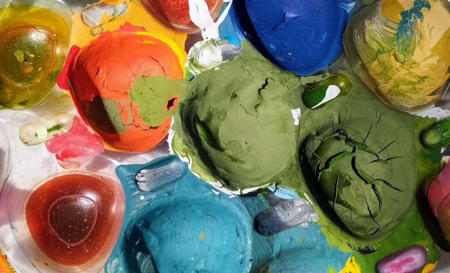 Material para oficina de artes