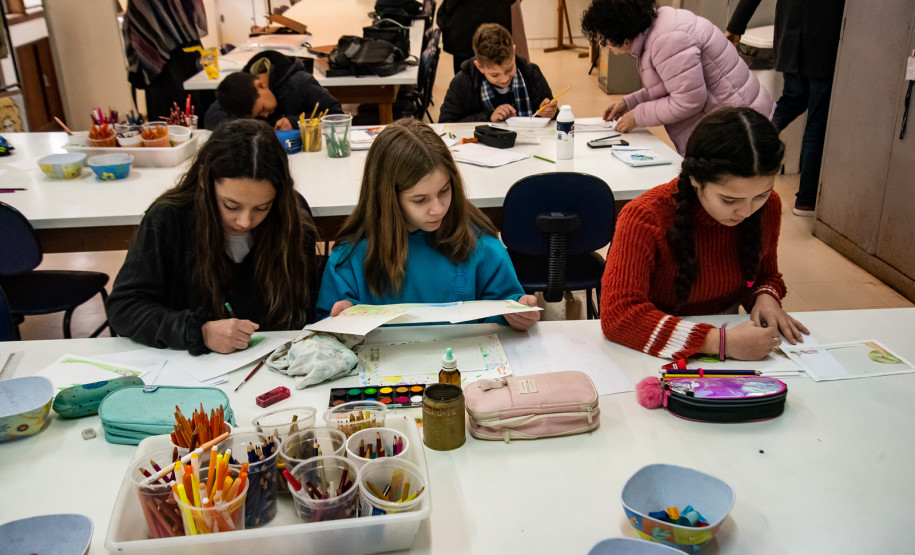 Centro Juvenil de Artes Plásticas divulga período de inscrições para oficinas do 2º semestre. Foto: Anderson Tozato/SEEC