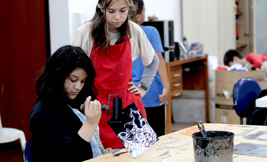 Centro Juvenil de Artes Plásticas divulga período de inscrições para oficinas do 2º semestre. Foto: Anderson Tozato/SEEC