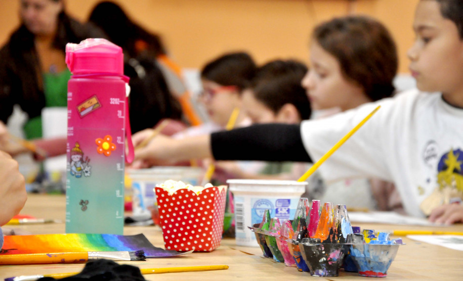 CJAP Divertido abre inscrições para oficinas de Arte gratuitas para crianças. Foto: Anderson Tozato/SEEC