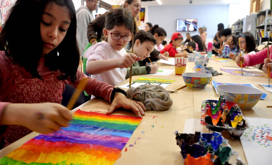 CJAP Divertido abre inscrições para oficinas de Arte gratuitas para crianças. Foto: Anderson Tozato/SEEC