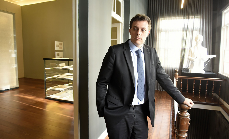 Luiz Vidal, novo diretor do Centro Juvenil de Artes Plásticas e Museu Casa Alfredo Andersen.