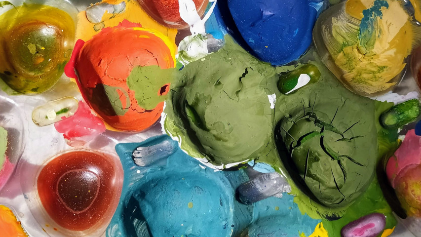 Material para oficina de artes